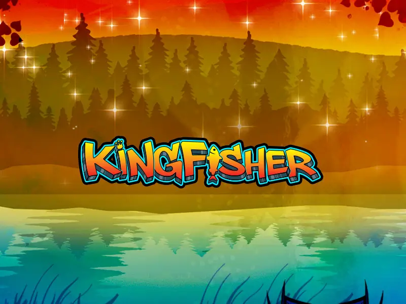 Kingfisher - um jogo de caça-níquel com tema de natureza e pesca.